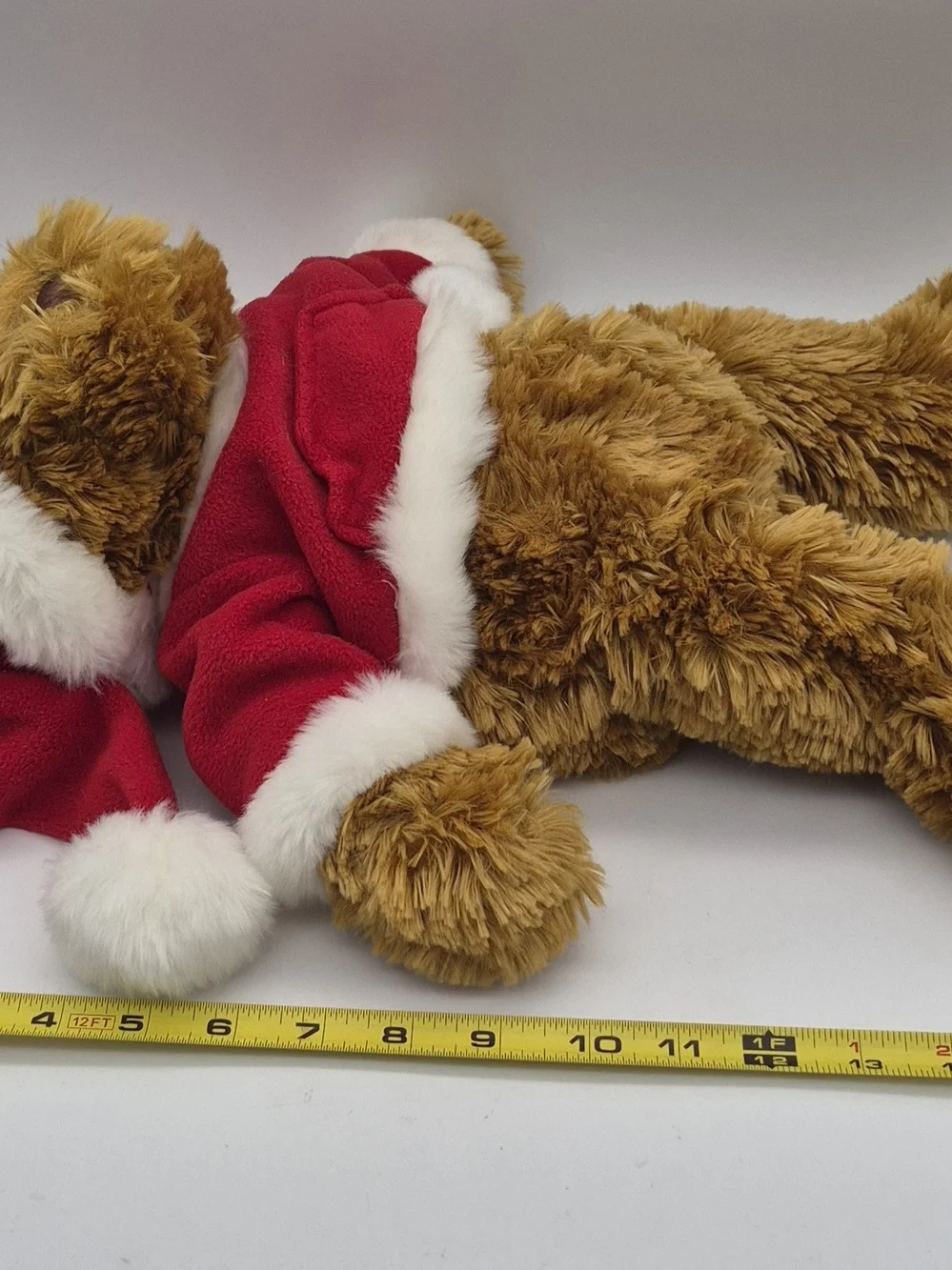 St. Nicholas Square  Plush Teddy Bear with Pom-Pom Details